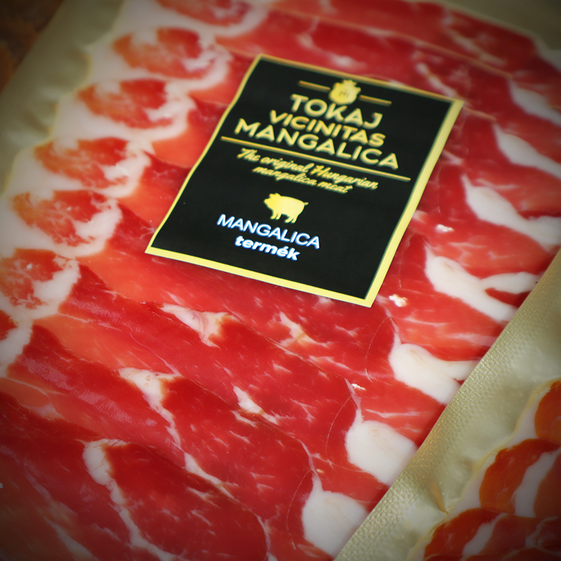 érlelt mangalica sonka szeletelt