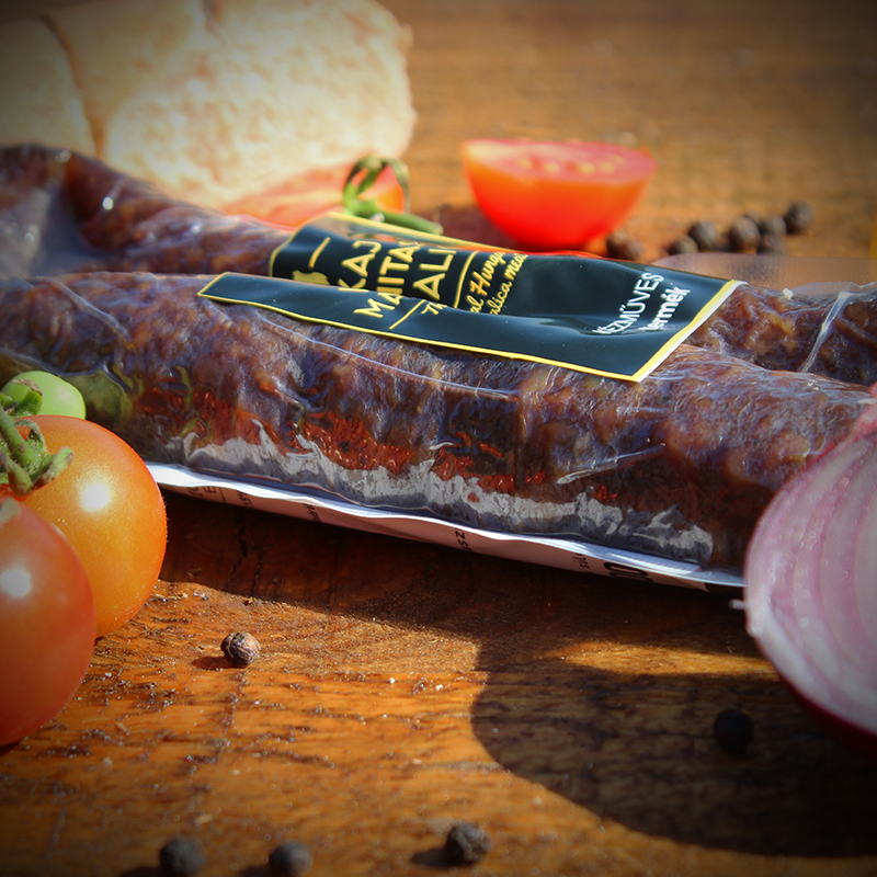 tokaji aszús borsos mangalica kolbász