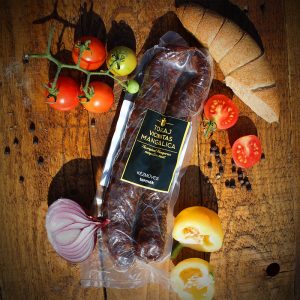 Tokaji aszús-borsos mangalica kolbász