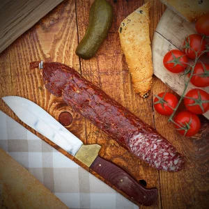 Csemege mangalica vastagkolbász felezett