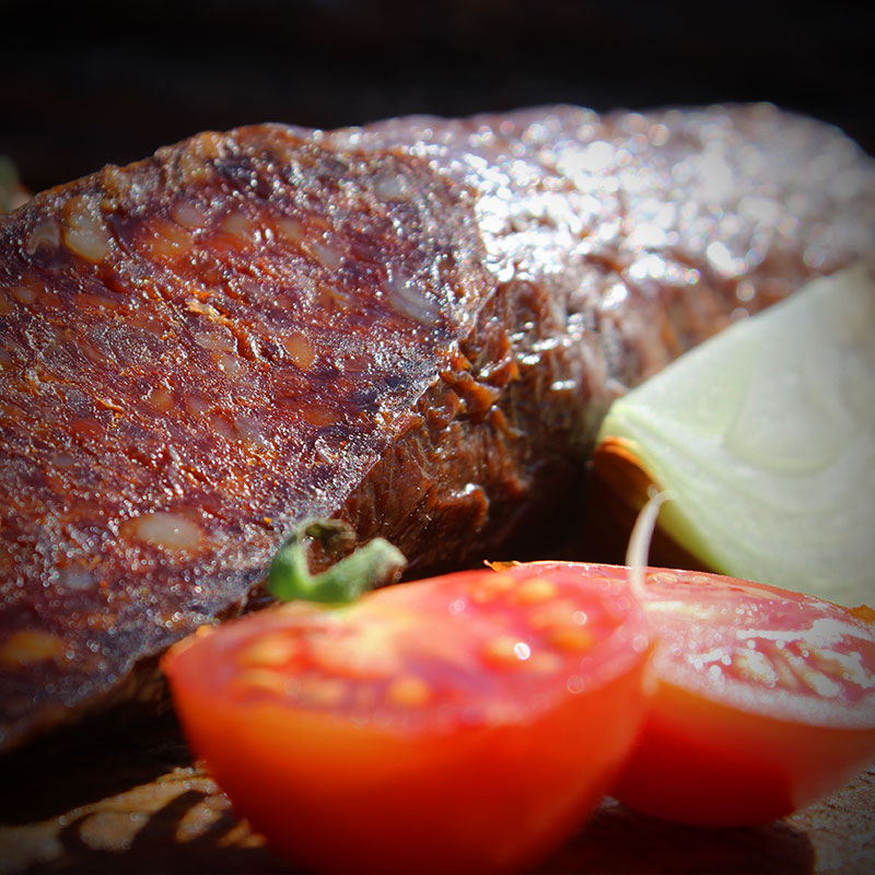 csípős mangalica vastagkolbász